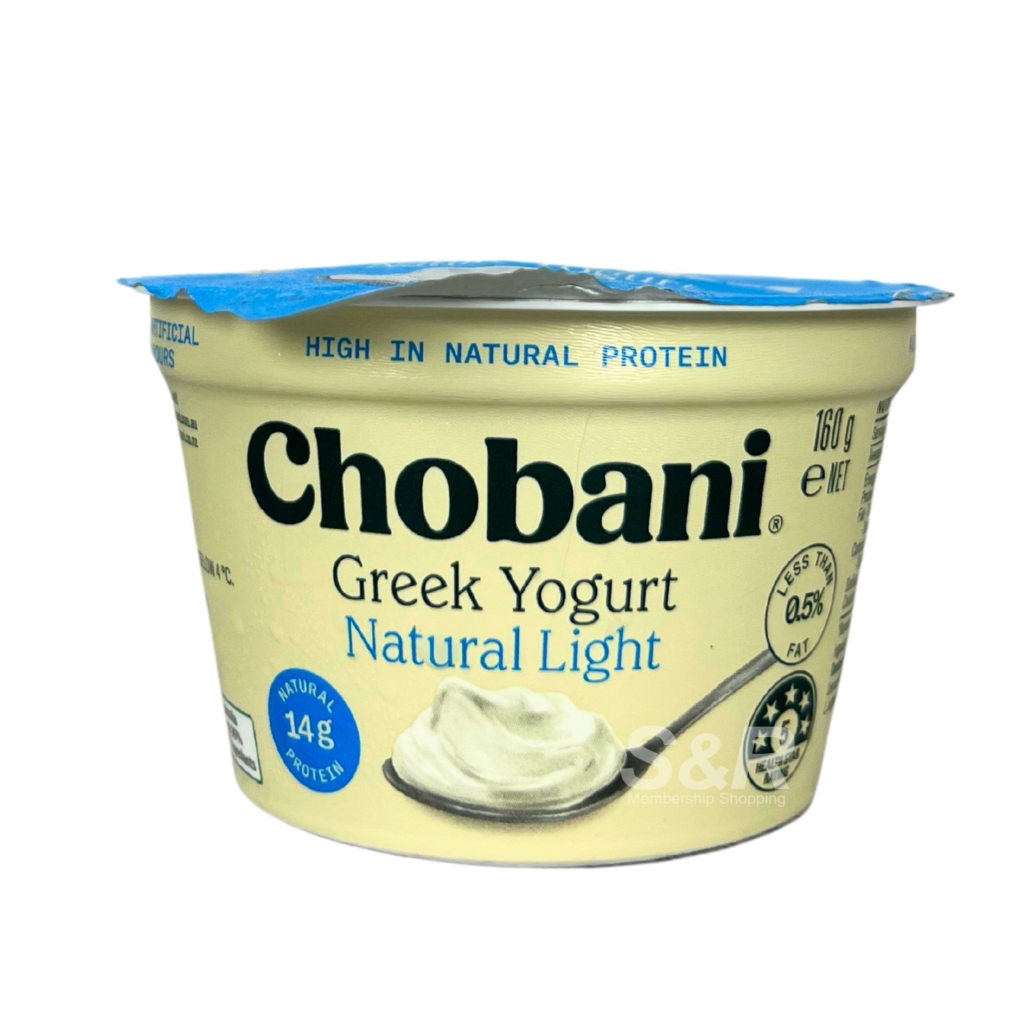 Chobani Natural Light Greek Yogurt 160g Chobani Natural Light Greek Yogurt 160g